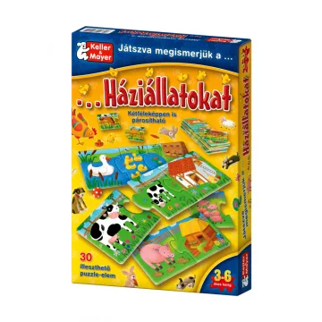   Keller & Mayer 712154 Játszva megismerjük a háziállatokat