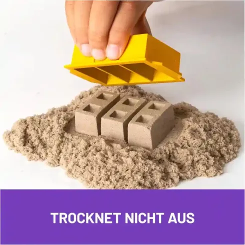 Kinetic Sand - 2 az 1-ben kinetikus homok építőkészlet buldózerrel