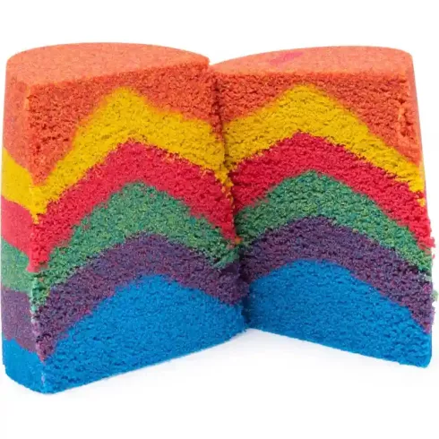 Kinetic Sand - Kinetikus homok szivárványos játékszett