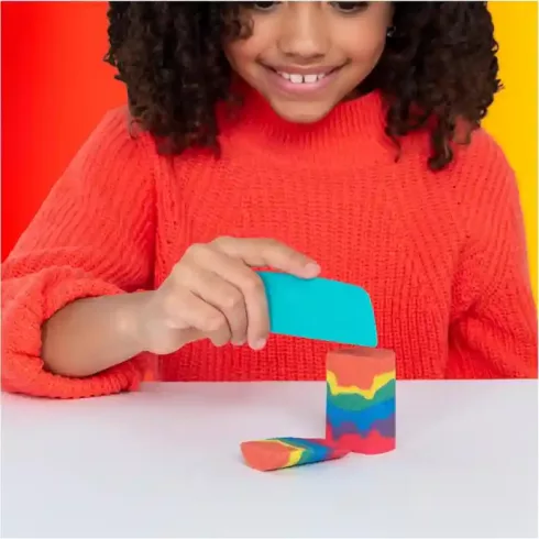 Kinetic Sand - Kinetikus homok szivárványos játékszett