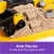 Kinetic Sand - Építkezés kinetikus homok játékkészlet daruval és teherautóval