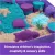 Kinetic Sand - Sellők kinetikus homok játékkészlet bőröndben