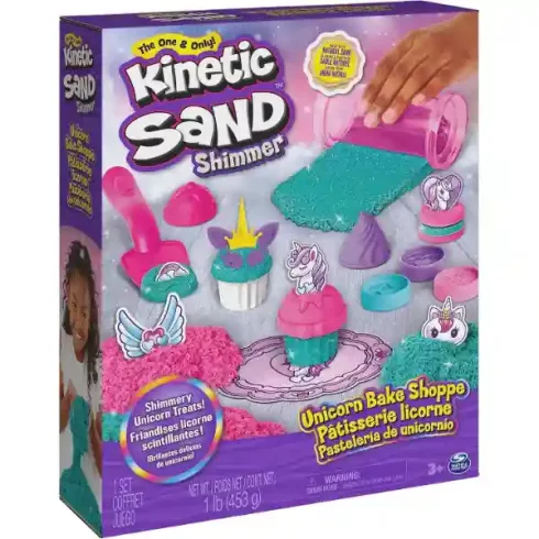 Kinetic Sand - Unikornis cukrászda kinetikus homok szett