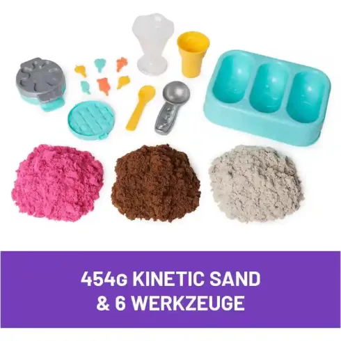 Kinetic Sand - Illatos kinetikus homok fagylaltkészítő játékszett