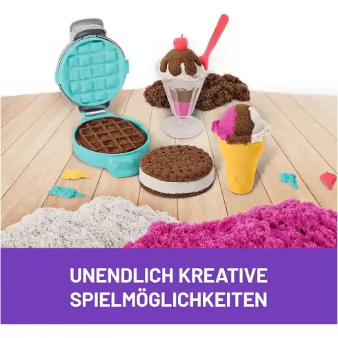 Kinetic Sand - Illatos kinetikus homok fagylaltkészítő játékszett
