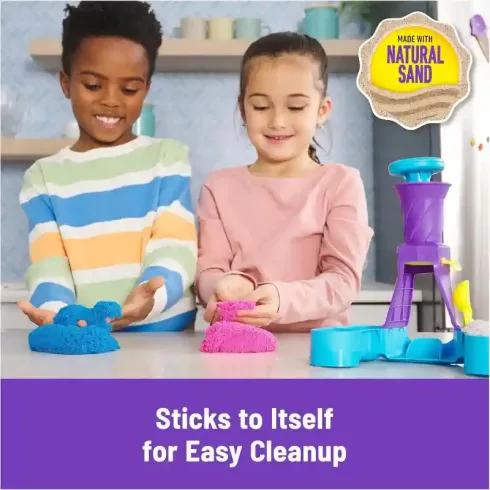 Kinetic Sand - Kinetikus homok fagylaltkészítő játékszett