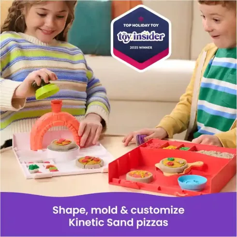 Kinetic Sand - Kinetikus homok pizzakészítő játékszett (csomagolássérült)
