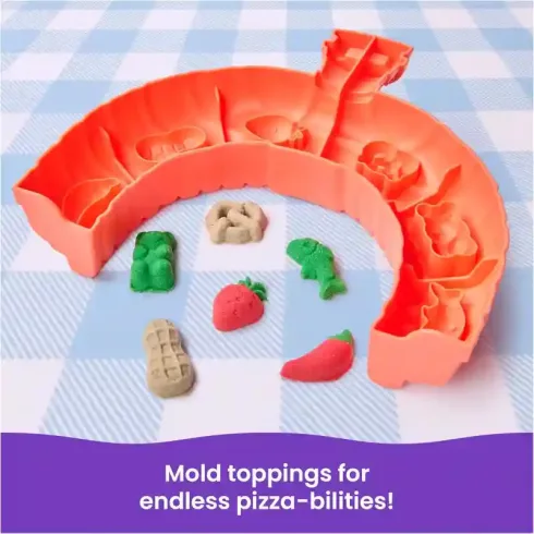 Kinetic Sand - Kinetikus homok pizzakészítő játékszett