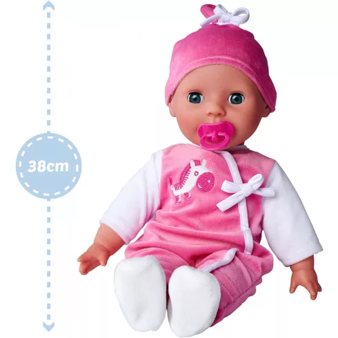 Simba Toys Laura - Beszélő interaktív lány baba cumisüveggel 38cm