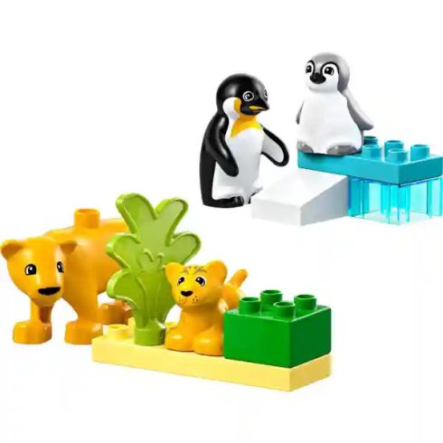 Lego Duplo 10442 Állatcsaládok a vadvilágban: Pingvinek és oroszlánok