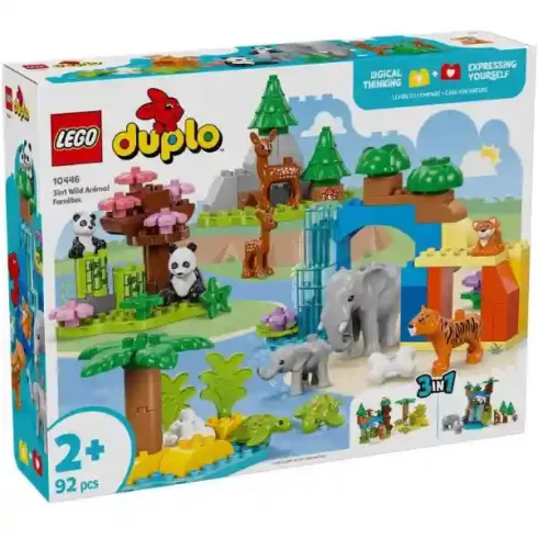 Lego Duplo 10446 3 az 1-ben állatcsaládok a vadvilágban