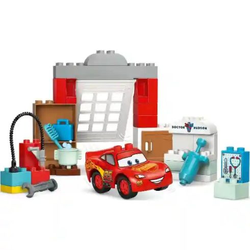 Lego Duplo Disney 10456 Verdák: Villám McQueen látogatása Doki garázsában