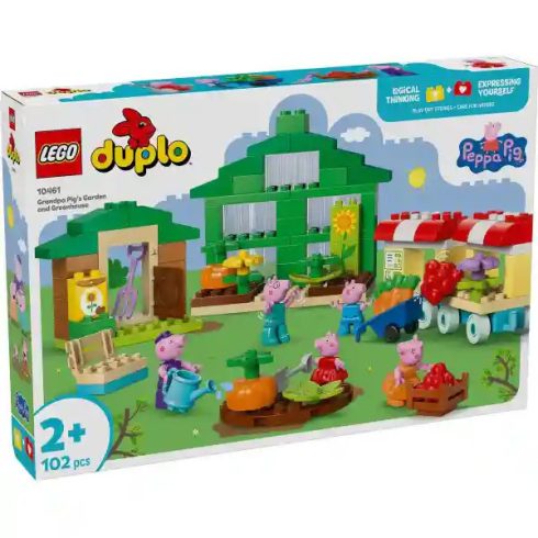 Lego Duplo 10461 Peppa malac - Nagypapi kertje és üvegháza