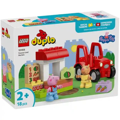 Lego Duplo 10468 Peppa malac - Traktor és piac