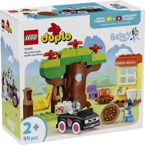 LEGO® Duplo Bluey 10469 Pizzáslányok: Gombóc és Bluey