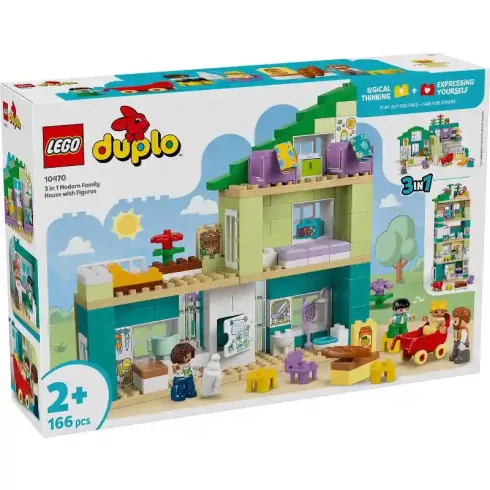 Lego Duplo 10470 3 az 1-ben modern családi ház figurákkal