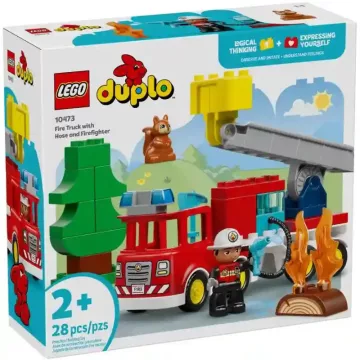 Lego Duplo 10473 Tűzoltóautó tömlővel és tűzoltóval