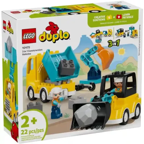 Lego Duplo 10475 3 az 1-ben építési munkagépek