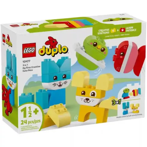 Lego Duplo 10477 Kreatív és aranyos, 3 az 1-ben házi kedvencek