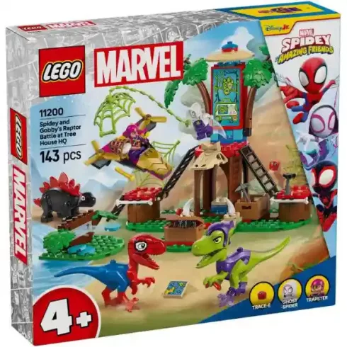 Lego Marvel 11200 Pókember és Gobby raptorcsatája a lombház főhadiszálláson