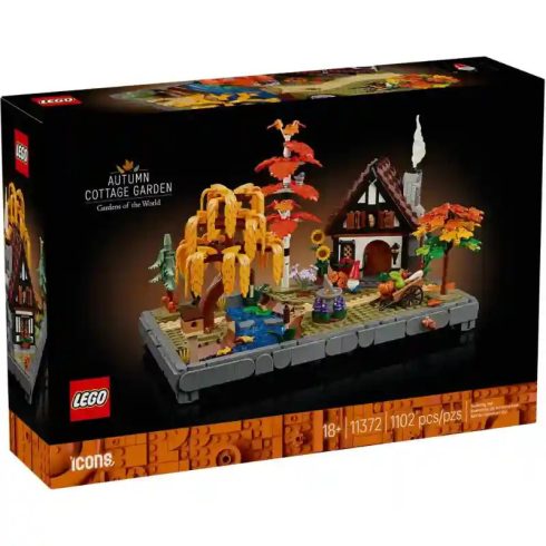 Lego Icons 11372 Őszi kert házikóval