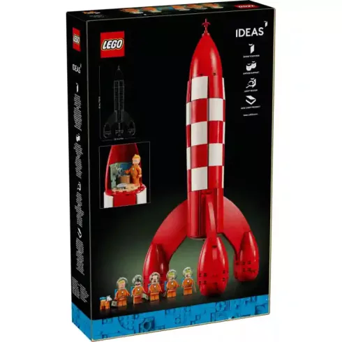 LEGO® Ideas 21367 Tintin® holdrakéta