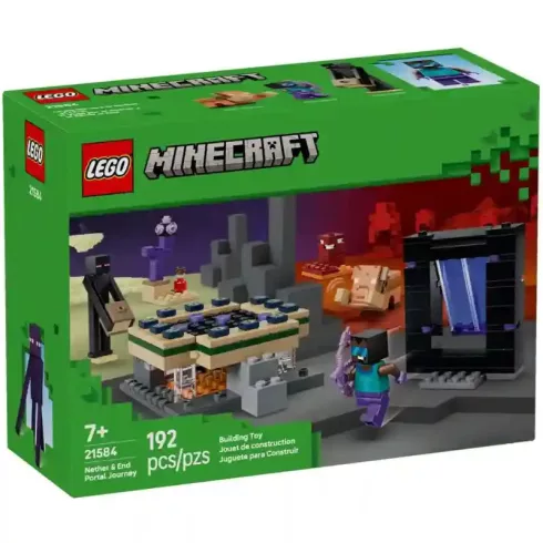 Lego Minecraft 21584 Utazás az Alvilág kapujához és a Végportálhoz