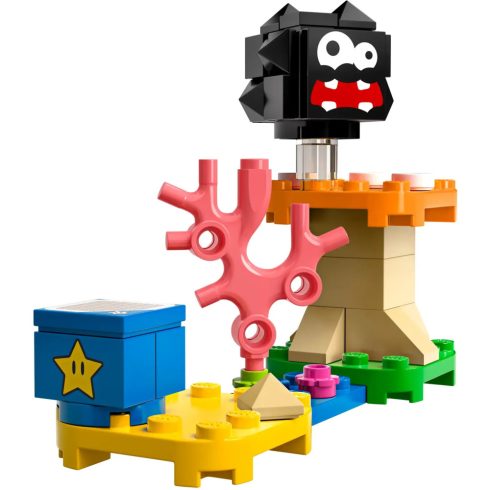 Lego Super Mario 30389 Fuzzy és Gomba emelvény kiegészítő szett