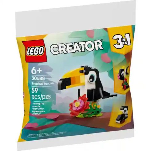 Lego Creator 30688 Trópusi tukán (pingvin, hal)