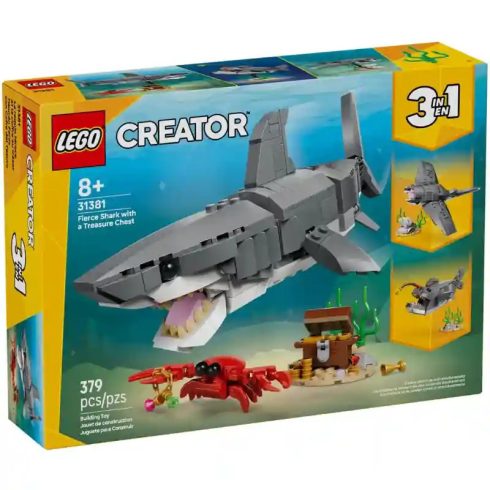 Lego Creator 31381 Veszedelmes cápa egy kincsesládával
