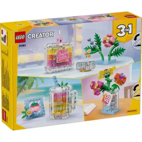 LEGO® Creator 31383 Parfümös üveg és virágos dekoráció