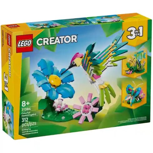 Lego Creator 31384 Vadállatok: Színpompás kolibri
