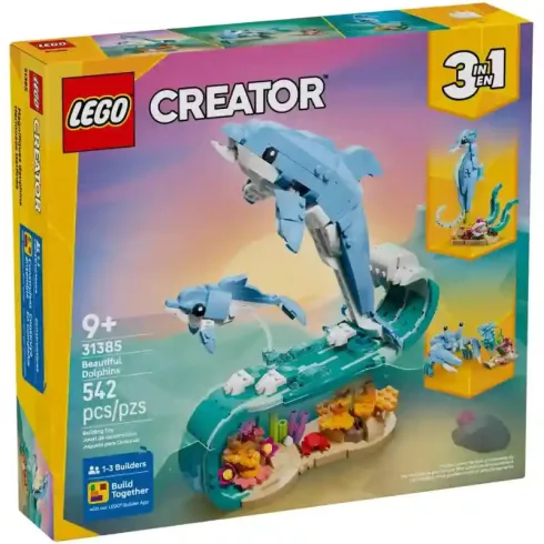 Lego Creator 31385 Tengeri állatok: Csodálatos delfinek