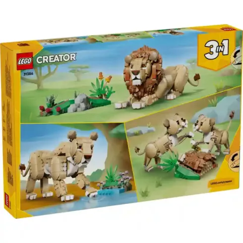 LEGO® Creator 31386 Vadállatok: Fenséges oroszlánok