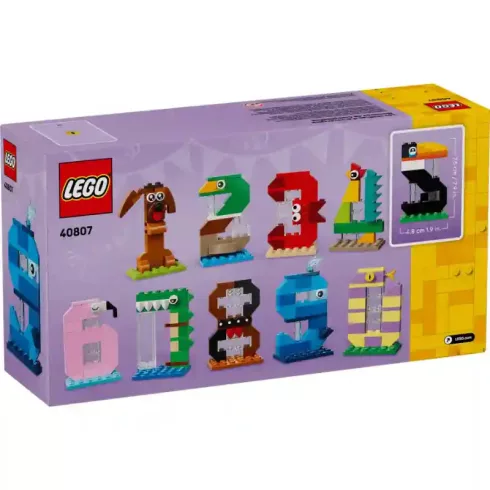 LEGO® 40807 Születésnapi állatos számok