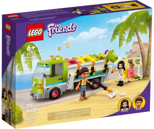 Lego Friends 41712 Szelektív kukásautó (csomagolássérült)