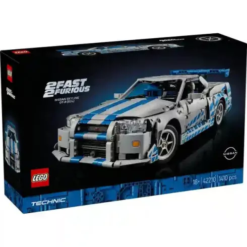 Lego Technic 42210 Halálos iramban: Nissan Skyline GT-R (R34) autó