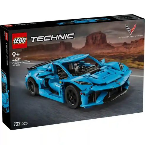 Lego Technic 42217 Kék Chevrolet Corvette Stingray sportautó