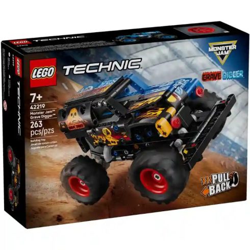 Lego Technic 42219 Monster Jam™ Grave Digger™ tűz és jég autó