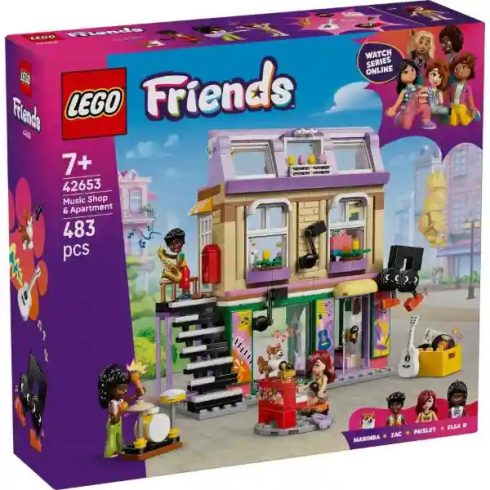 Lego Friends 42653 Hangszerbolt és lakás