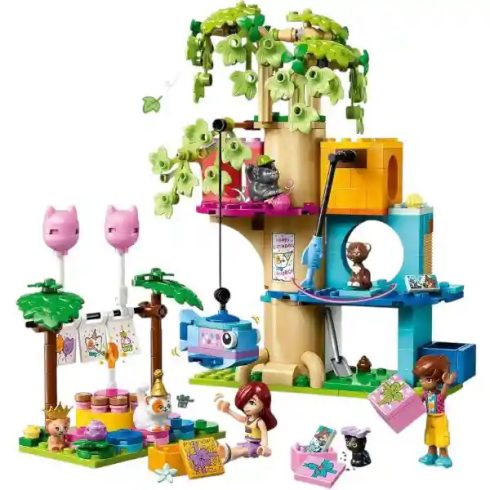 Lego Friends 42666 Születésnapi cicazsúr és lombház cicáknak