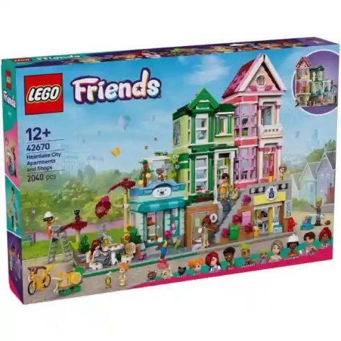 Lego Friends 42670 Heartlake City lakások és üzletek