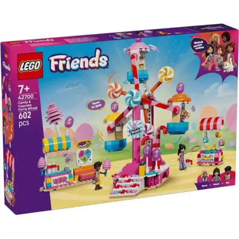 LEGO Friends 42700 Cukorkával és muffinnal díszített óriáskerék