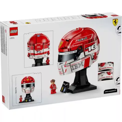 Lego 43014 Scuderia Ferrari HP Charles Leclerc sisakja
