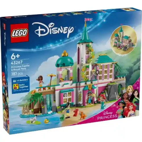 Lego Disney 43267 Hercegnőkastély és a hercegnők állatkái