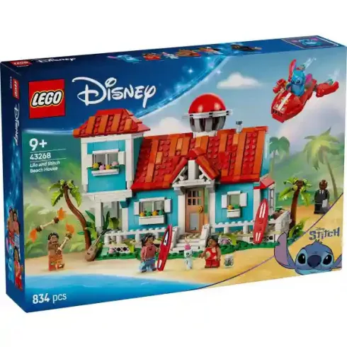 Lego Disney 43268 Lilo és Stitch tengerparti háza