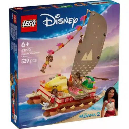 Lego Disney 43270 Vaiana kalandokkal teli kenuja