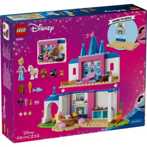 LEGO® Disney 43283 Hamupipőke kastélya és állatbarátai
