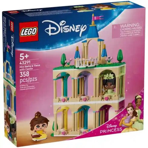 Lego Disney 43291 Mini Belle és Tiana babák kastéllyal