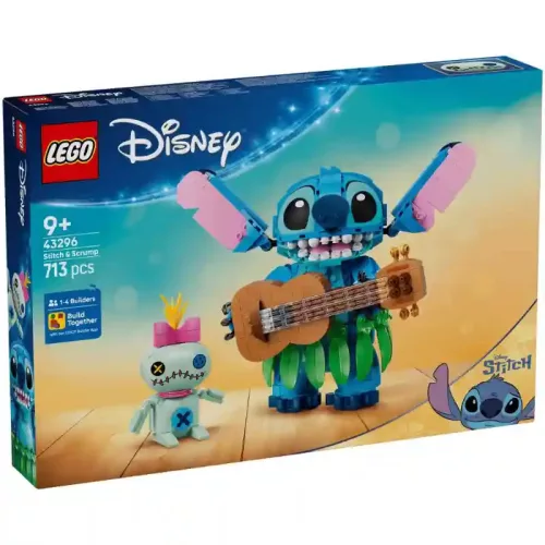 Lego Disney 43296 Lilo és Stitch: Stitch és Scrump figurák